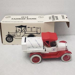 Die Cast Metal Tanker Car Bank